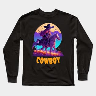 Halloween Cowboy Long Sleeve T-Shirt